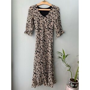 Unbranded | Vintage 90s Sheer Floral Mermaid Fairy Whimsigoth Dress